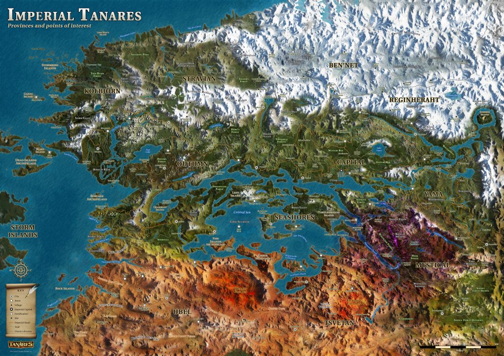 Tanares World Map